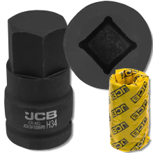 JCB ütvecsavarozó bitfej 3/4" 34mm 6-pontos króm-molícium dugókulcs