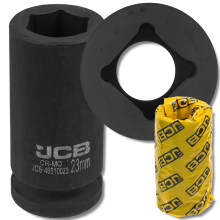JCB MÉLYHŰTŐ DUGÓKULCS 3/4" Cr-Mo 6-PONTÚ 23 MM-ES DUGÓKULCS