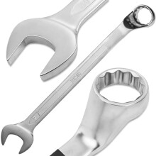 JCB NYITOTT VÉGŰ KULCS 75 FOKOS SZÖGÖS 18 MM CR-V ACÉL KÉTÉGŰ