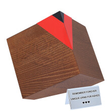Kremationsurne Træ Geometrisk for Voksne Træ Kremationsurne Geometrisk for Voksne