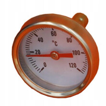 AKSIAL BIMETALTERMOMETER 40MM 0-120C 1/4""