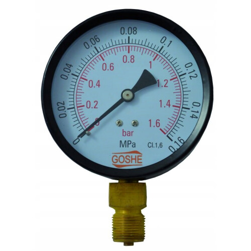 RADIAL MANOMETER 100MM 0-4 BAR M20X1.5
