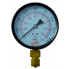 RADIAL MANOMETER 100MM 0-6 BAR M20X1.5
