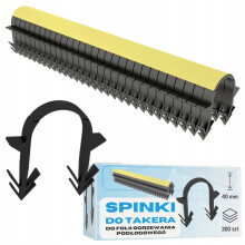 Padlófűtés-rögzítők Takera Clips 300 db 40 mm-es fólia padlófűtés-rögzítők