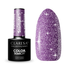 Claresa Hybrid körömlakk STARLIGHT 5 - 5g - sötétlila