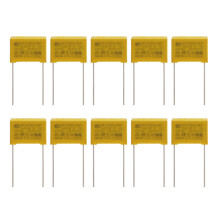 10 Pcs AC 275V 0.22uF Polypropylene Film Safety Capacitors MPX