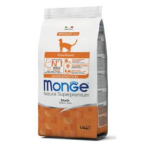 Monge Steriliseret Monoprotein Tørfoder til Katte med And 1,5 kg