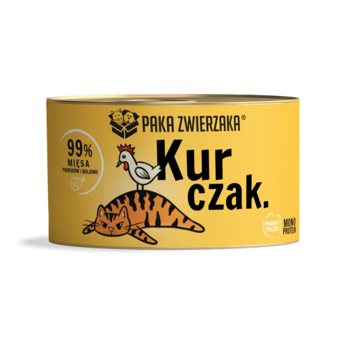 Kæledyrsboks til katte, kylling, 200 g