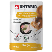 Ontario CAT Krydderurtekylling, skinke, ris, rosmarin i sauce 80g