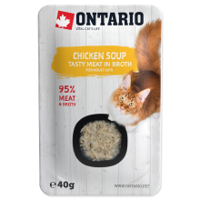 Ontario CAT felnőtt csirke- és zöldségleves 40g
