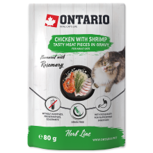 Ontario CAT fűszeres csirke, garnélarák, rizs, rozmaring szószban 80g