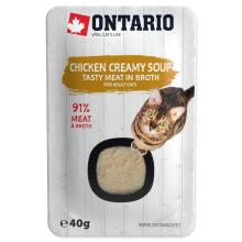Ontario CAT felnőtt csirke-, sajt- és rizsleves 40g