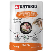 Ontario CAT fűszeres csirke, kacsa, rizs, rozmaring szószban 80g