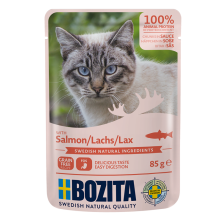 BOZITA Húsdarabok szószban lazaccal 85g