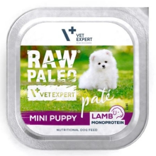 VETEXPERT Raw Paleo Pâte Mini Puppy Lamb - wet dog food - 150g