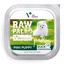 VETEXPERT Raw Paleo Pâte Mini Puppy Duck - wet dog food - 150g