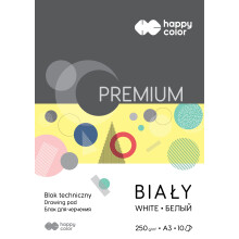 Happy Color PREMIUM A3-as technikai jegyzettömb 250g Tökéletes művészek és