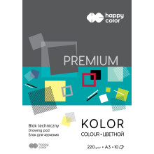 BLOK TECH A3 művészpapír 220 g/m² 10 intenzív színben