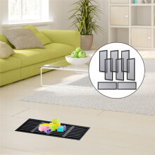 8 Stück 12 X 5,5 Zoll Magnetische Lüftungsabdeckungen, Luftregister-Netzabdeckungen für Decken, Böden, Wände Fangen Schmutz, Haare, auf