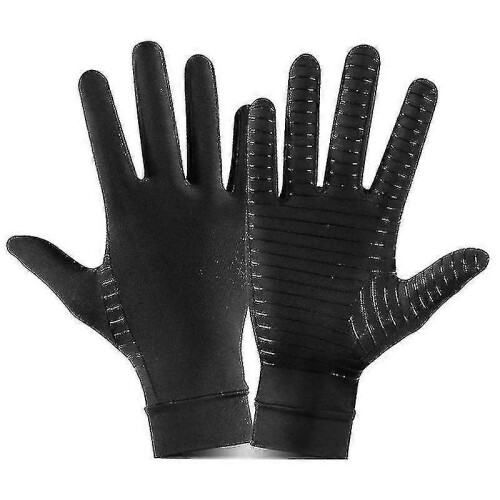 (M) Copper Compression Gloves For Arthritis Carpal Tunnel Hand Support Pain Relief 1