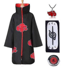 (XS) Anime Narutos Akatsuki Cosplay Costume For Men