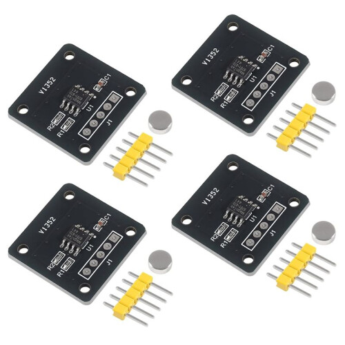 4pcs MT6701 Magnetic Encoder Magnetic Induction Angle Measurement Sensor Module 3.3V 14bit High Precision Replace AS5600