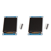 2X 2,4 Tums 240X320 LCD SPI TFT Display Modul Driver IC ILI9341 för