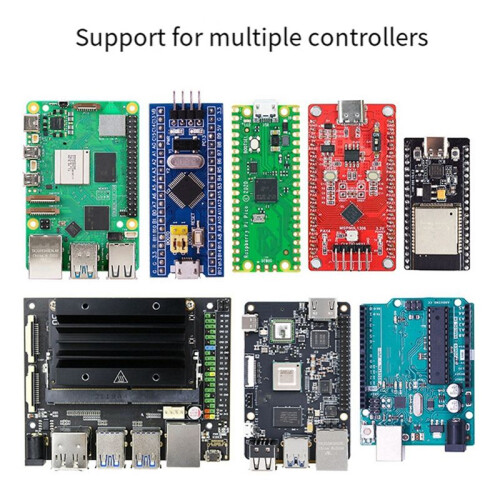 Four-Channel Encoder Motor Driver Board Kit AT8236 Controller Board Module for STM32, Raspberry Pi, Jetson Controllers 1