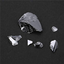 2X Silicon Metal, Elements 14 Semiconductor Monocrystalline Si Block, Material for Monocrystalline Wafer(50G)