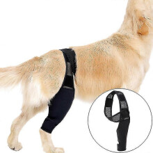 (L) Dog Knee Brace For Acl, Knee Cap Dislocation, Arthritis - Keeps The Joint Warm - Extra Support - Reduces Pain And Inflammation