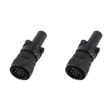 2X Schweißwerkzeug, 14-Poliger Luftfahrt-Buchsenstecker, Stecker für Miller-Schweißgerät, Schweißwerkzeug, Schweißerzubehör, Schwarz