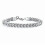 (Silver) Men's Personalized Charm Bracelet 1