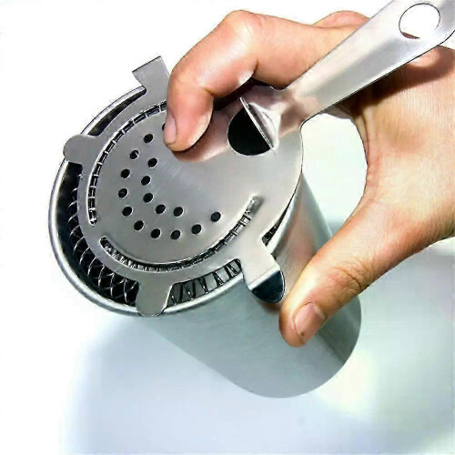 (A4) suitable for cocktail shaker, stainless steel bar strainer with spring for mixed drinks, professional bartender tool 1
