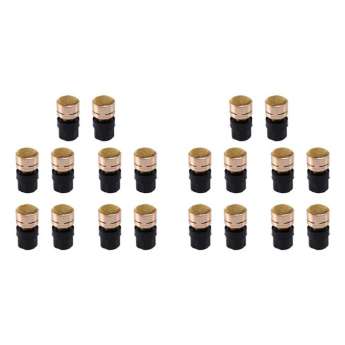 20Pcs N-M182 Microphone Pickup Dynamic Microphones Core Capsule Universal Mic Replace Repair for Wire & Wireless