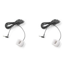 2X Car Audio Microphone 3.5mm Plug Mic Stereo Wired External Microphone for 1 Series F20 3XF30 F35 5X