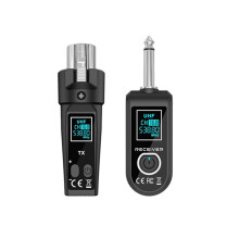 UHF Microphone Wireless Converter XLR Transmitter and Microphone Receiver for Dynamic Condenser Microphone Universal