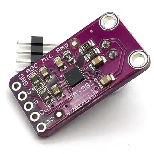 MAX9814 Microphone Amplifier Module MIC Microphone Sound Amplification for Audio Projects and Sound Systems 2