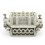 2X Rectangular Heavy Duty Connectors HDC HE 10 Core Pin 16A 500V Waterproof Aviation Plug Side  Connector,HDC-HE-010 6