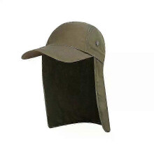 suitable for outdoor summer sunscreen fisherman hat for women and men, breathable wide brim sun cap with neck flap for travel hiking