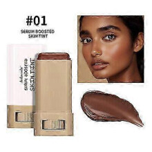 (#01) suitable for beauty balm serum boosted skin tint stick, lightweight full coverage foundation for women and girls, smooth natural finish