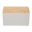 Living And Home Countertop Metal Bread Box with Bamboo Lid 3