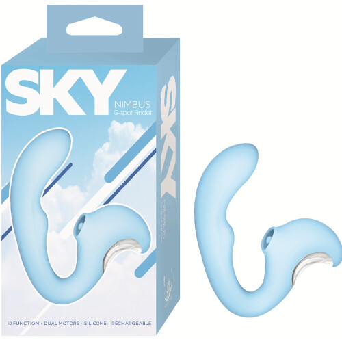Sky Nimbus Rechargeable G-Spot Vibrator with Clitoral Tapping