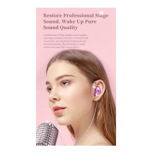 In Ear Monitors Headphones Earphones 11mm PET Composite Diaphragm Dynamic Earphone 3.5mm  Without Microphone