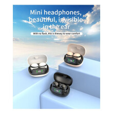 Invisible Sleep Earbuds  5.3 HiFi Stereo Earphones Low Latency Wireless Earbuds with Mic for Work,Music A