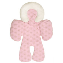 (Pink)Baby Kinderwagen Auflage Baumwollstoff Säugling Komfort Sicherheit Zubehör Verbesserung