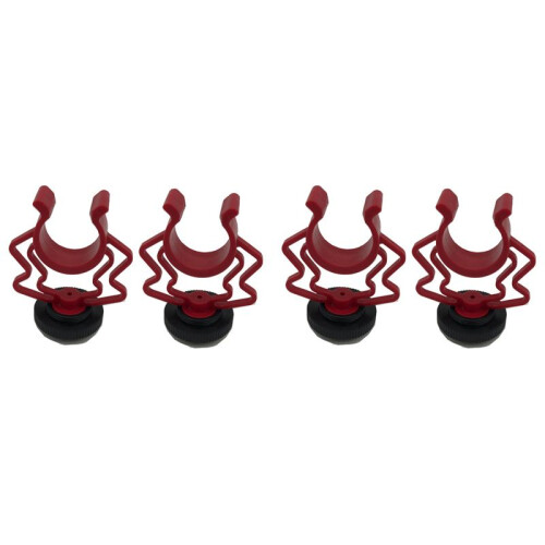 4PCS Universal Microphone Wavy Shock Mount Adapter Plastic Microphone Bracket Mount Replacement for  By-Mm1 1