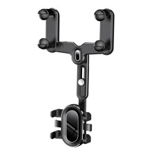 Universal Car Rearview Mirror Phone Holder 360 Degree Rotation Car Phone Holder Stand Dash Cam GPS Smartphone Bracket