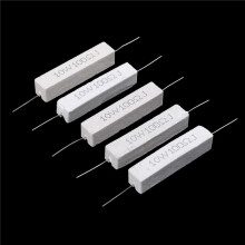 30 Pcs 10W Watt 100 Ohm 5% Axial Wirewound Cement Resistors