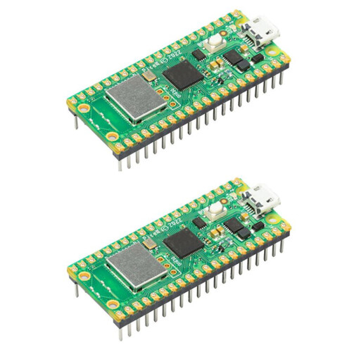 2X für Raspberry Pi  W Board mit Wireless WIFI Module RP2040 Development Board Unterstützt Micro-Python Welded