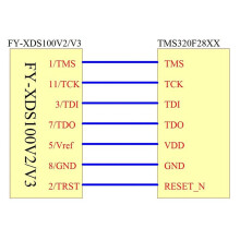 3X Programador Emulador DSP XDS100 XDS100V2 Depurador JTAG Adecuado para TI ARM9 A8 TMS320 TI DSP CCS5-CCS10